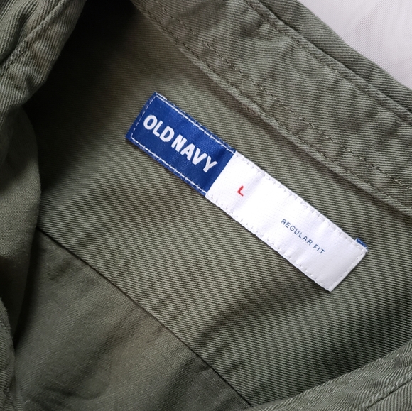 Men's Old Navy Oversized Cotton Shirt Jacket - Picture 7 of 15